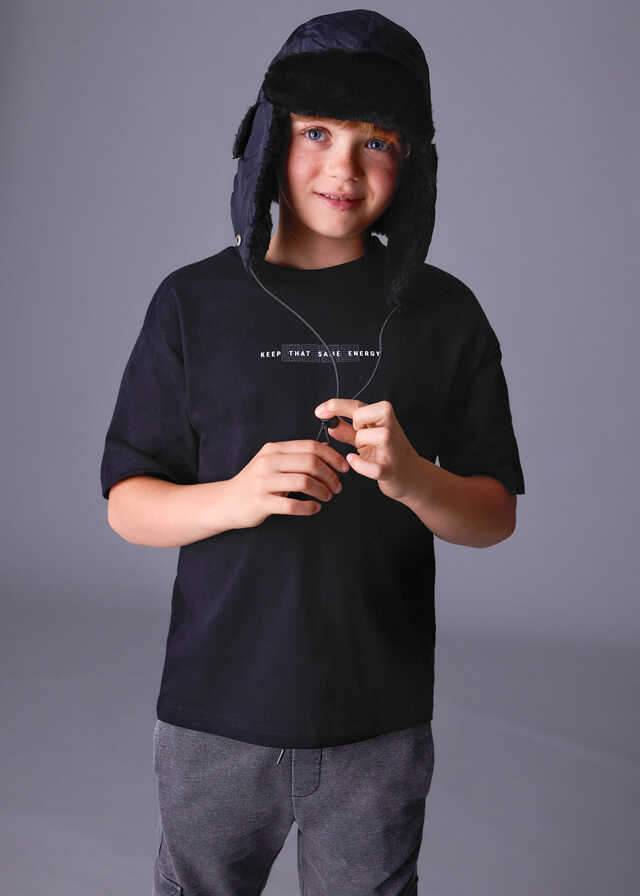 Camiseta m/c print relieve