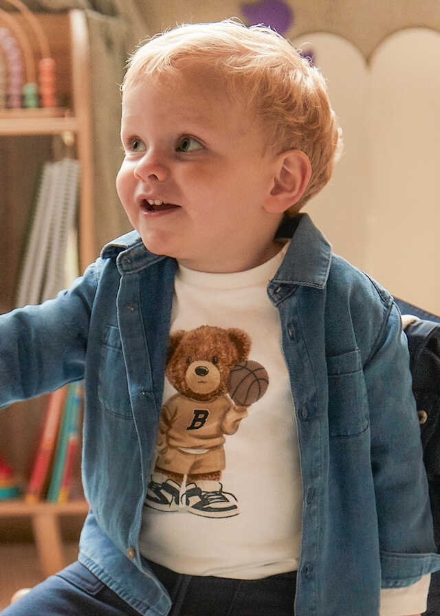 Camiseta m/l oso