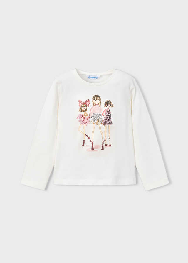 Camiseta m/l vestir