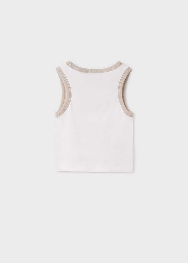 Camiseta tirantes bordado