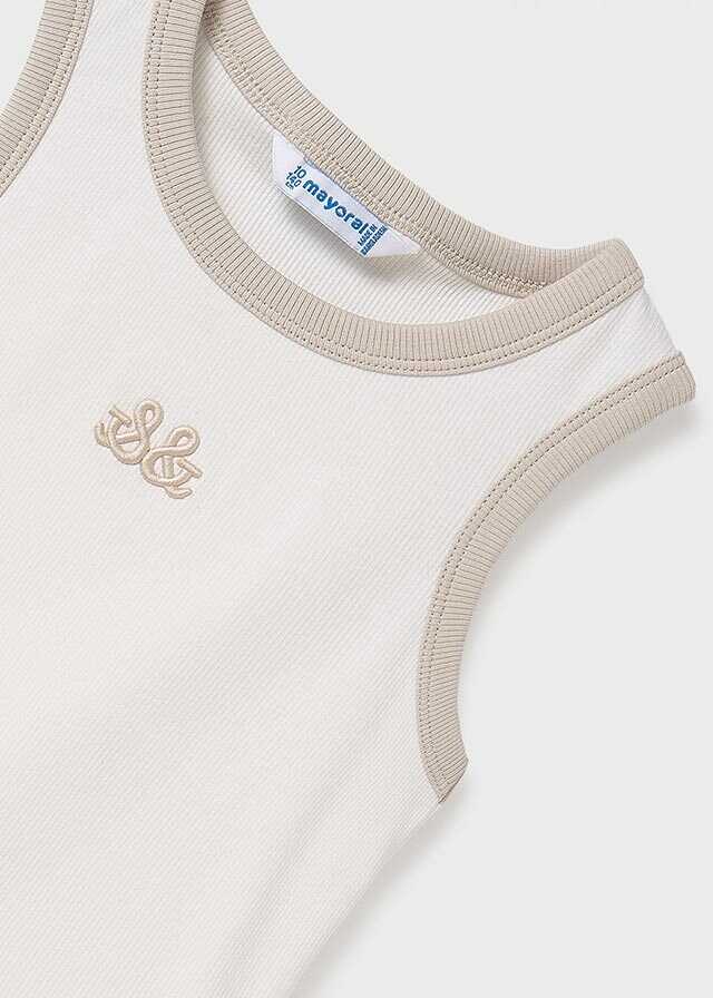 Camiseta tirantes bordado