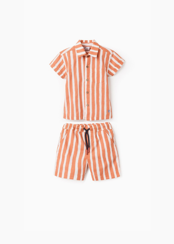 CONJ. SHIRT Y SHORTS COTTON