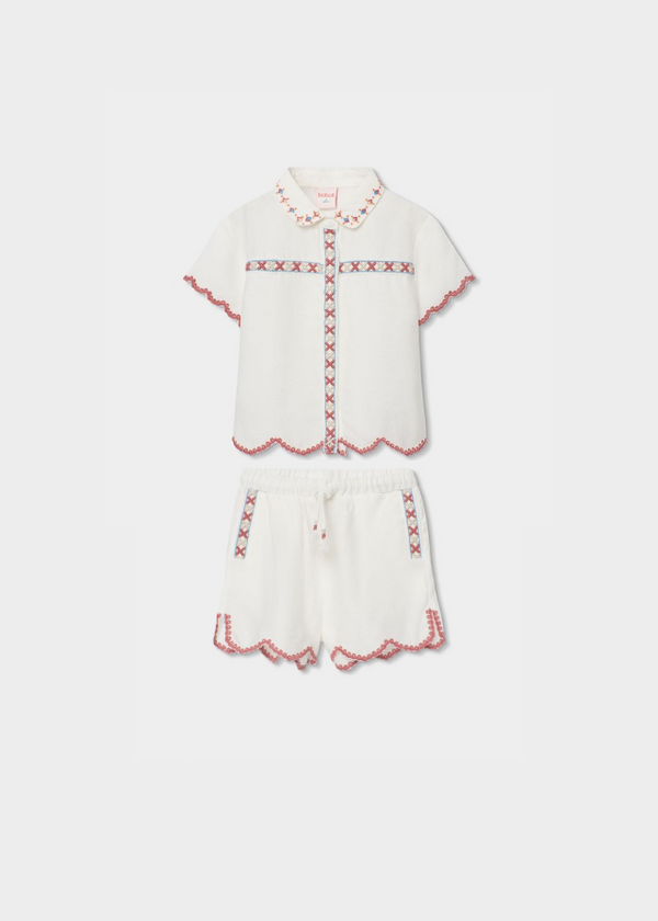 Conjunto tejido de niña
