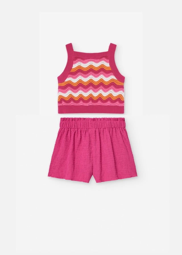 CONJ. SWEATER KNIT Y SHORT JERSEY