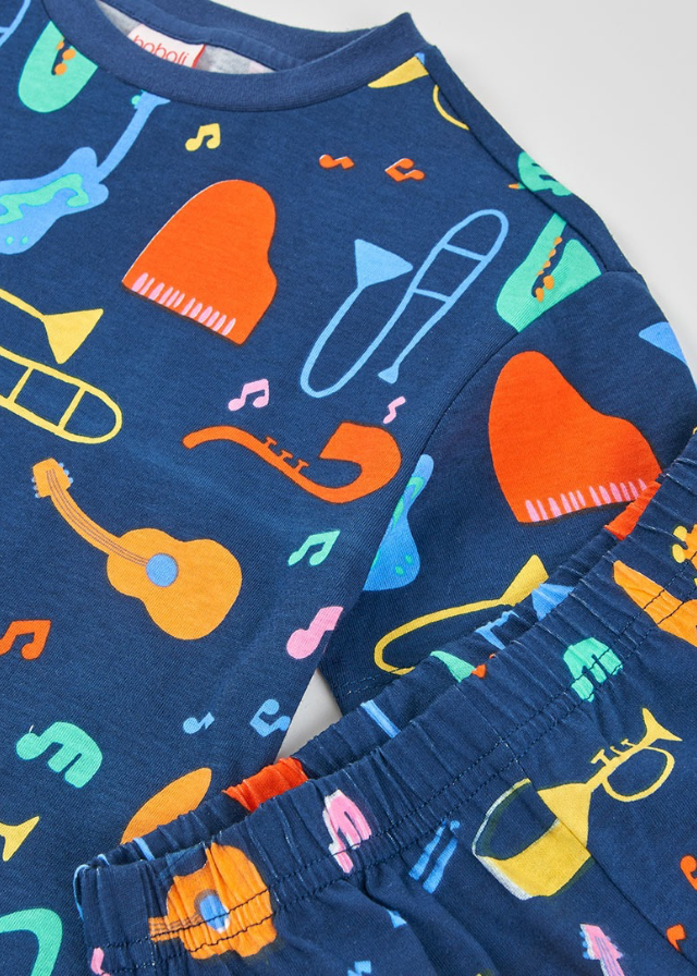 Pijama punto combinado