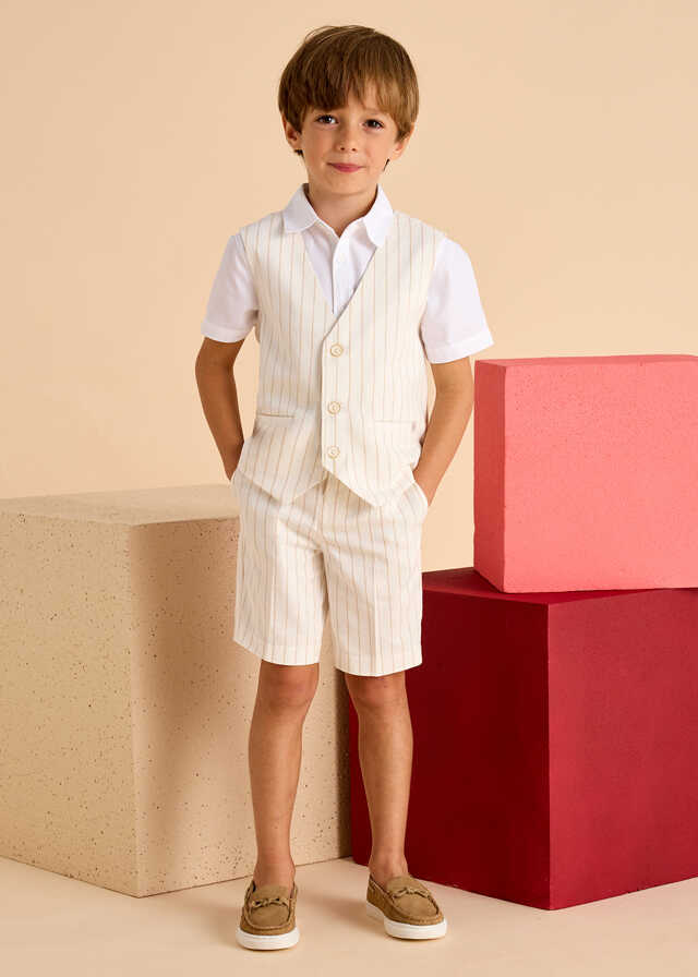 Chaleco lino suiting