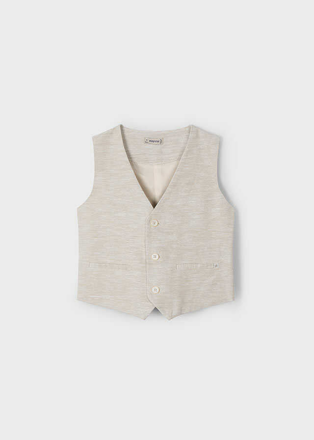 Chaleco lino suiting