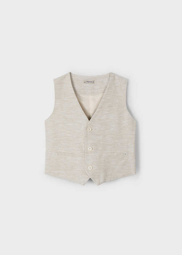 Chaleco lino suiting
