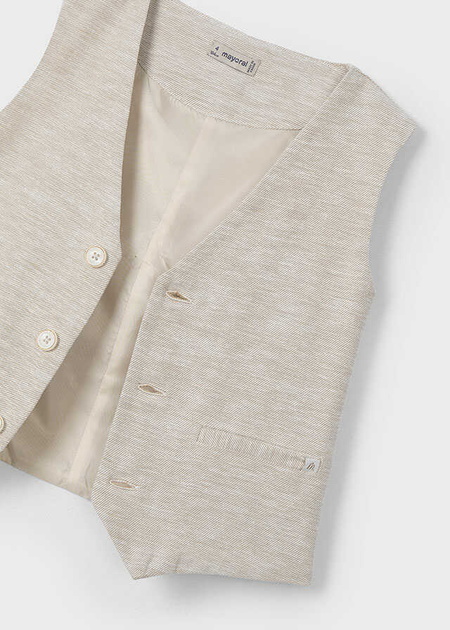 Chaleco lino suiting