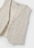 Chaleco lino suiting