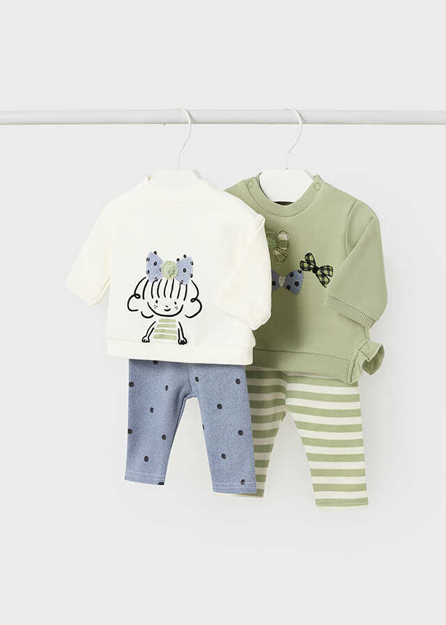Conj. leggings 4 piezas