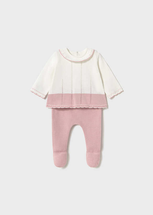 Conj. polaina tricot