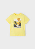 Conj. 3 pcs Camiseta tirantes con Camiseta m/c paisaje y Bañador bermuda