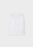 Conj. 3 pcs Camiseta tirantes con Camiseta m/c "wave"y Bermuda bañador