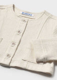 Conj. 3 pcs Chaqueta y Pantalon punto estructura con Camiseta m/c