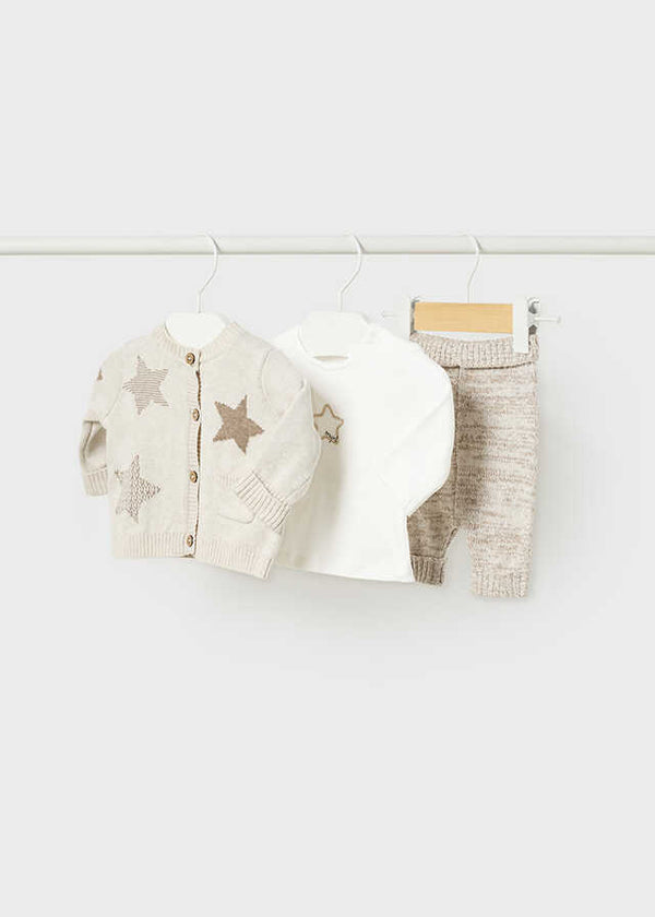 Conj. 3 piezas tricot
