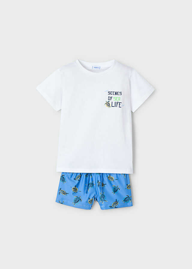Conj. bañador camiseta