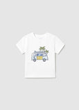 Conj. bañador con bucket y Camiseta m/c play lenticular