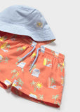 Conj. bañador con bucket y Camiseta m/c play lenticular