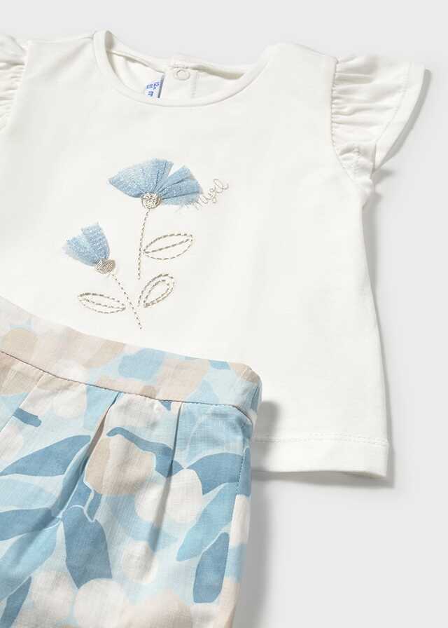 Conj. bermuda estampada