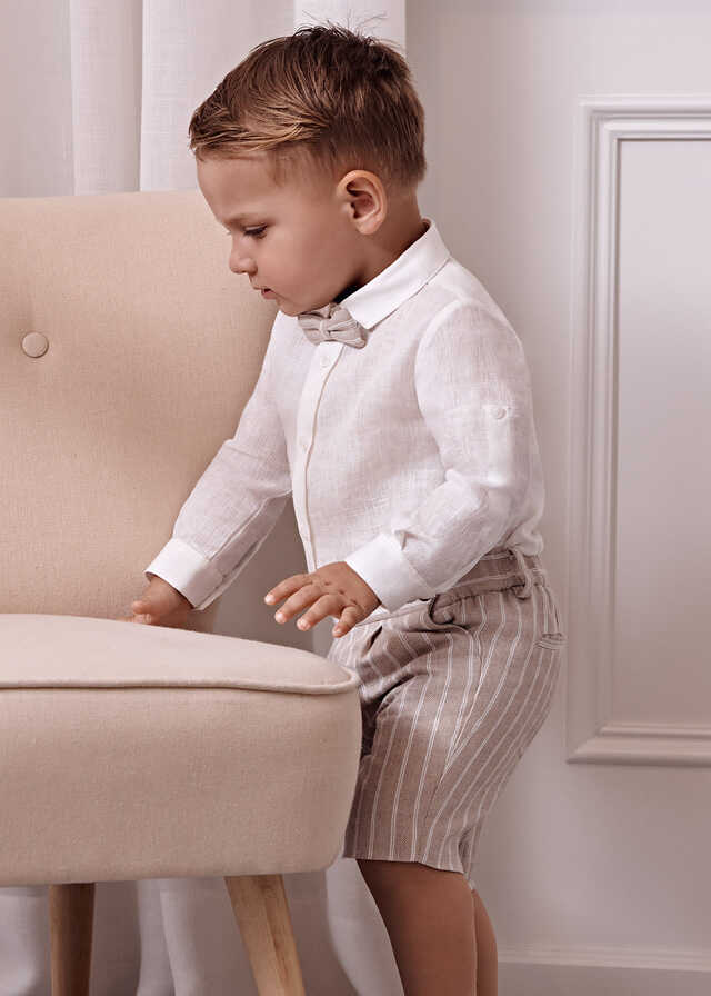 Conj. camisa pajarita bermuda