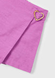 Conj. Camiseta mc asimetrica y Falda pantalon hebilla