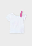 Conj. Camiseta mc asimetrica y Falda pantalon hebilla