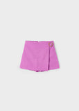 Conj. Camiseta mc asimetrica y Falda pantalon hebilla