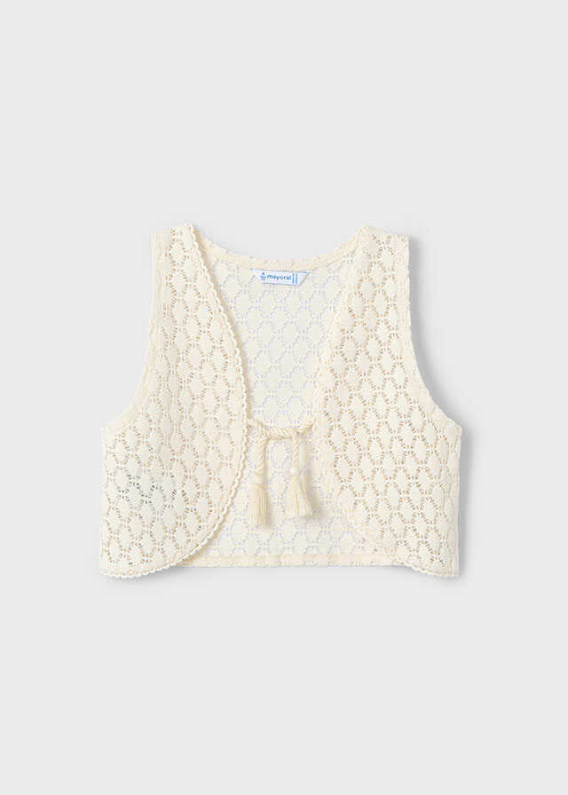 Conj. Camiseta m/c chaleco y Falda bordado