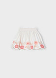 Conj. Camiseta m/c chaleco y Falda bordado