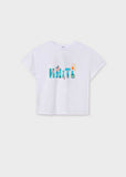 Conj. Camiseta m/c grafica y Short felpa basico