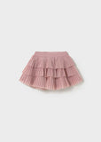 Conj. Camiseta m/c vestir y Falda tul plisado