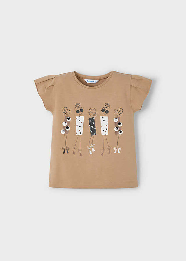Conj. Camiseta m/c y Falda pantalon hebilla
