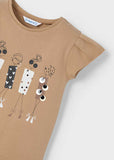 Conj. Camiseta m/c y Falda pantalon hebilla