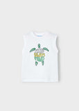 Conj. Camiseta tirantes y Bañador bermuda