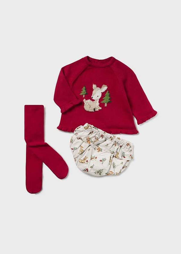 Conj. jersey tricot y leotardo