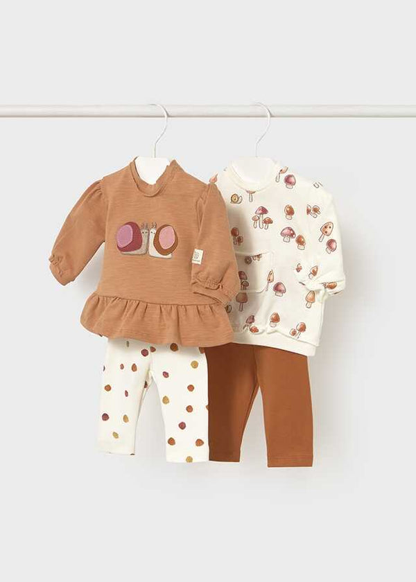 Conj. leggings 4 piezas