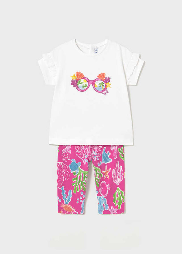 Conj. leggings estampado