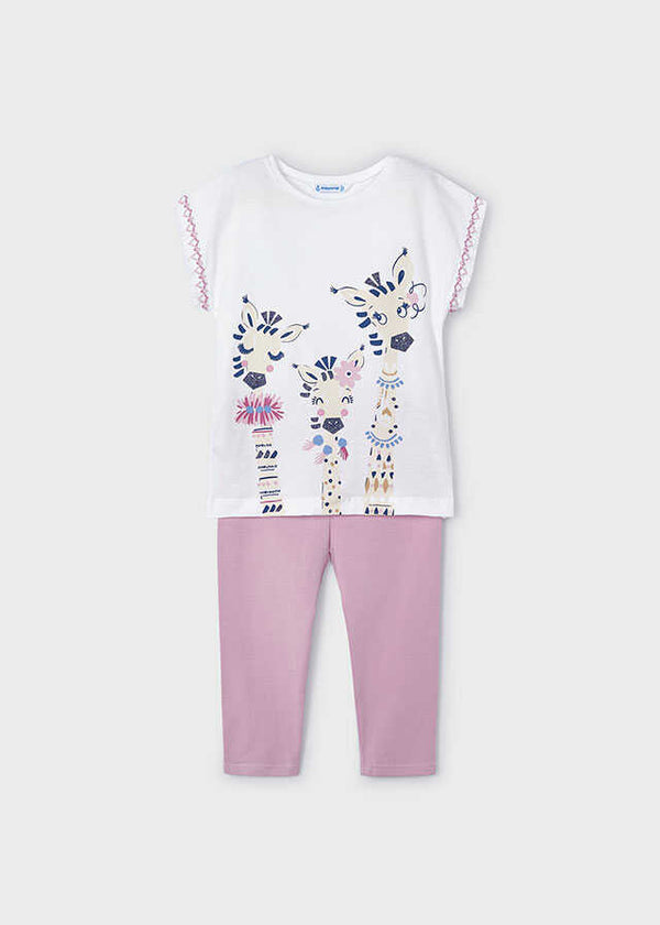Conj. leggings fornituras