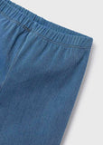 Conj. leggings knit denim