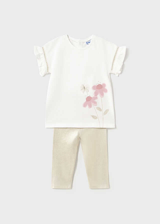 Conj. leggings vestir