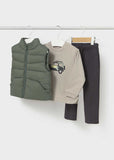 Conj. pant. pullover chaleco
