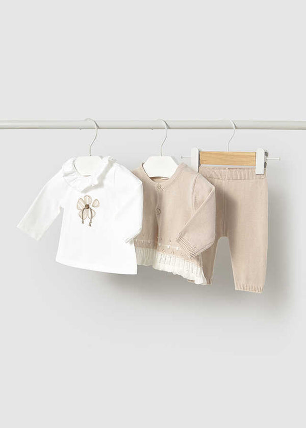 Conj. pantalon 3 piezas tricot