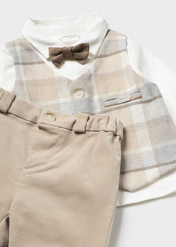 Conj. pantalon camisa chaleco