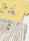 Conj. pantalon corto camiseta