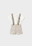 Conj. pantalon corto y camisa