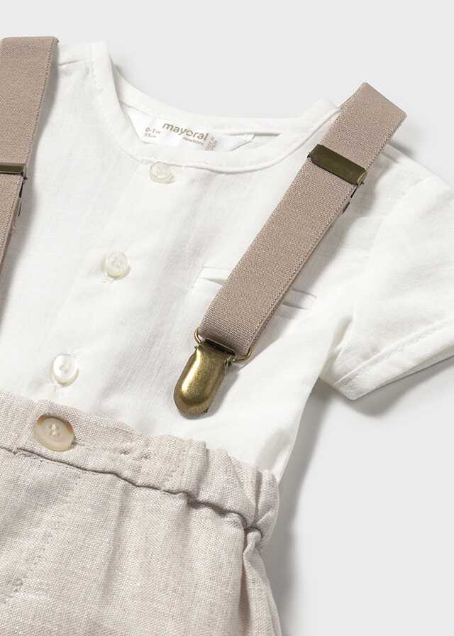 Conj. pantalon corto y camisa