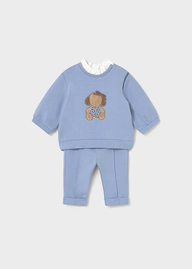 Conj. pantalon felpa