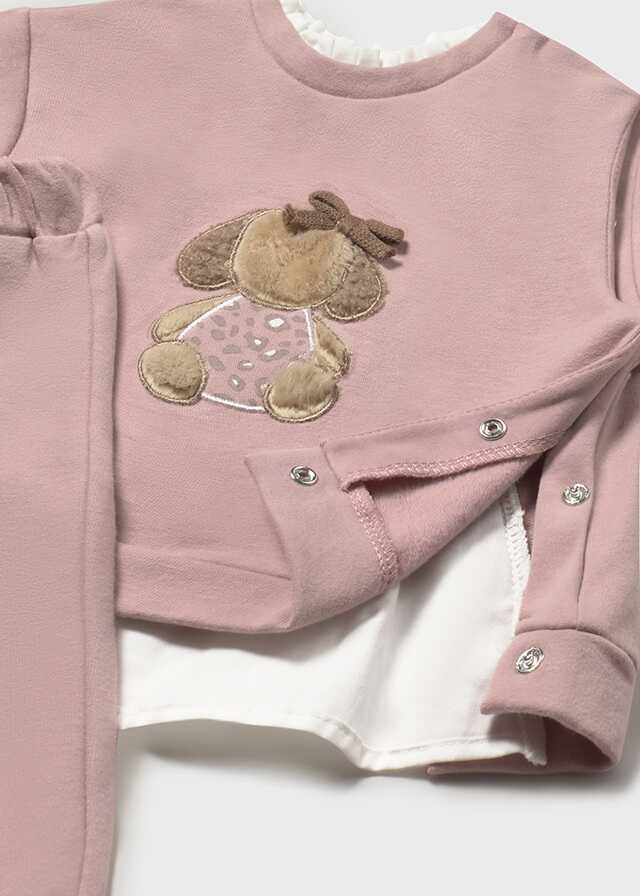 Conj. pantalon felpa