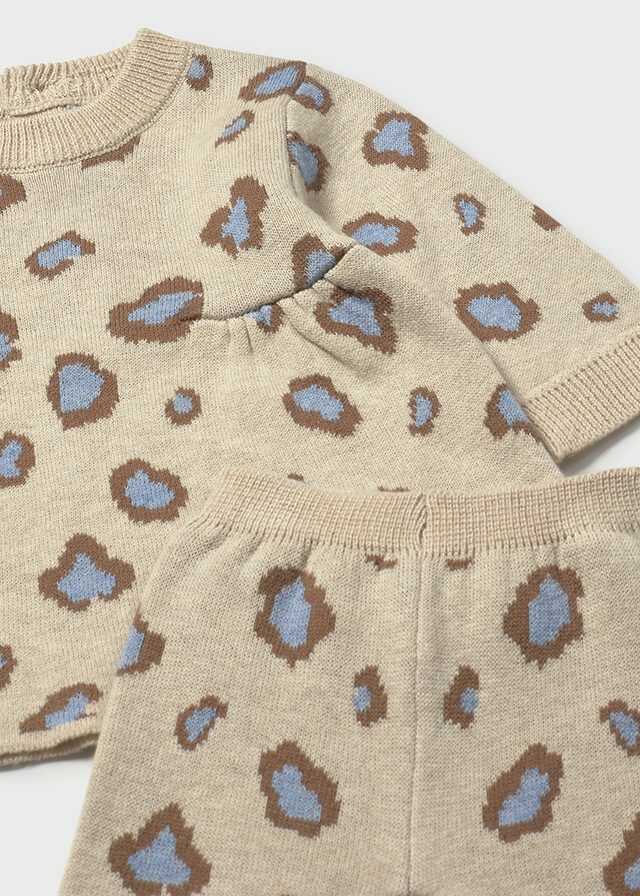 Conj. pantalon tricot